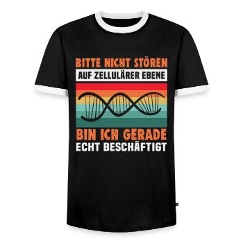 Bester Lehrer Rente Geschenkidee Schüler - Männer Kontrast-T-Shirt - Schwarz/Weiß - Vorne - AI Model Female 172 light (172cm) & AI Model Male 178 light (178cm)