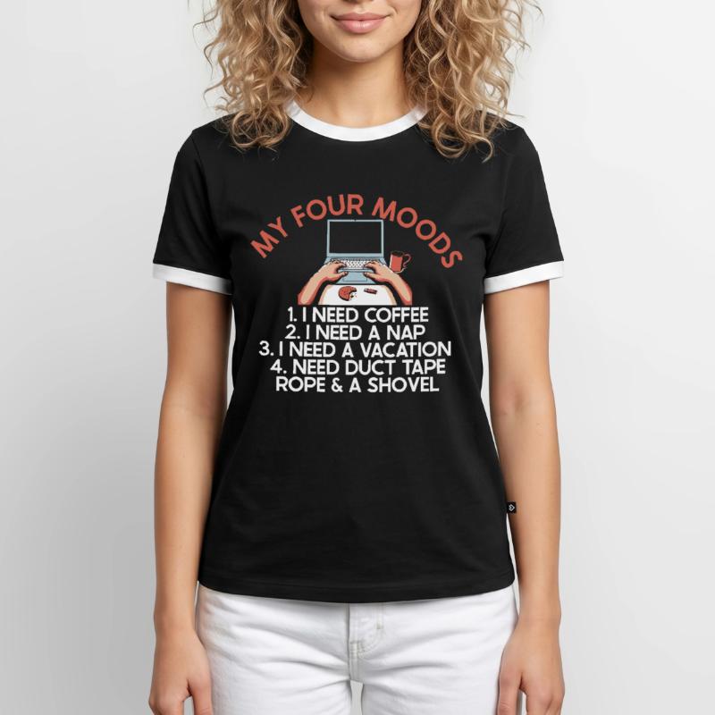 Developer Coder Programmer Funny Men's Ringer Shirt