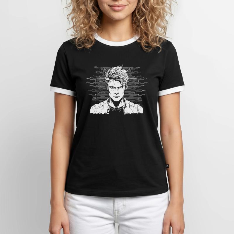 Entwickler Coder Programmierer Männer Kontrast-T-Shirt