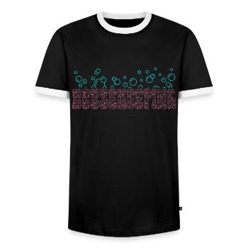 Housekeeping Week Geschenke Reinigungsliebhaber - Männer Kontrast-T-Shirt - Schwarz/Weiß - Vorne - AI Model Female 172 light (172cm) & AI Model Male 178 light (178cm)