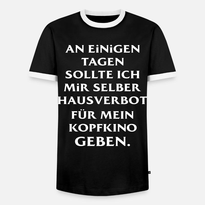 Witziger Spruch Sarkasmus - Männer Kontrast-T-Shirt - Schwarz/Weiß