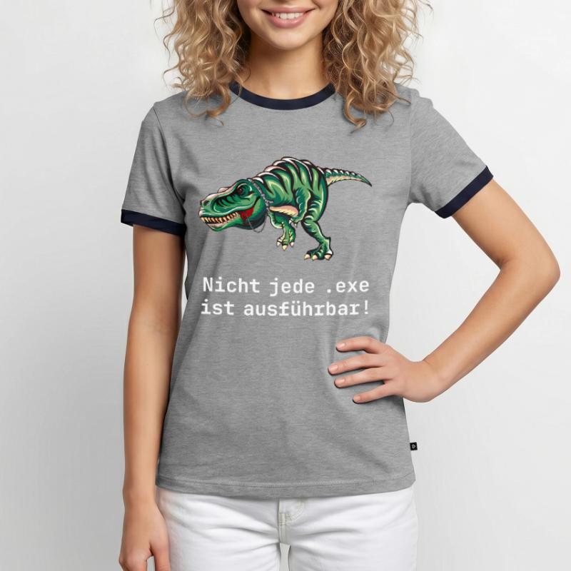 Programmierer Spruch Informatik Computer Geek Männer Kontrast-T-Shirt