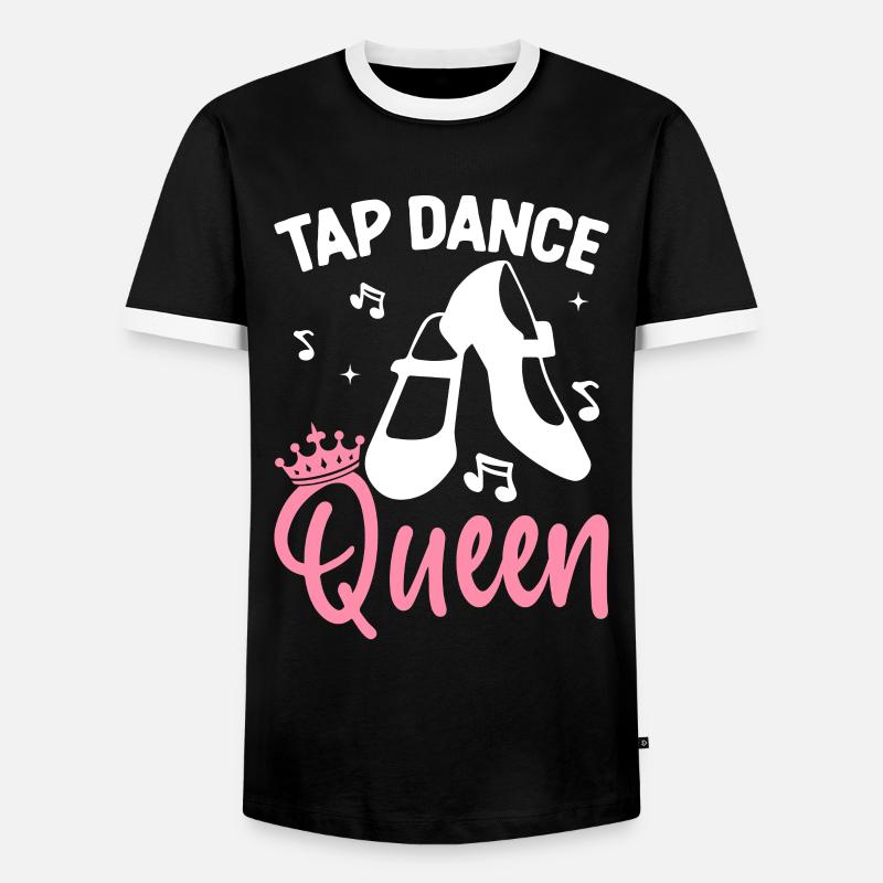 Dancer Tap Dancer - Men's Ringer Shirt - black/white