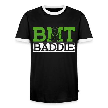 Stem Cell Transplant Stem Cell Donor Stem Cell - Men's Ringer Shirt - black/white - Front - AI Model Female 172 light (172cm) & AI Model Male 178 light (178cm)