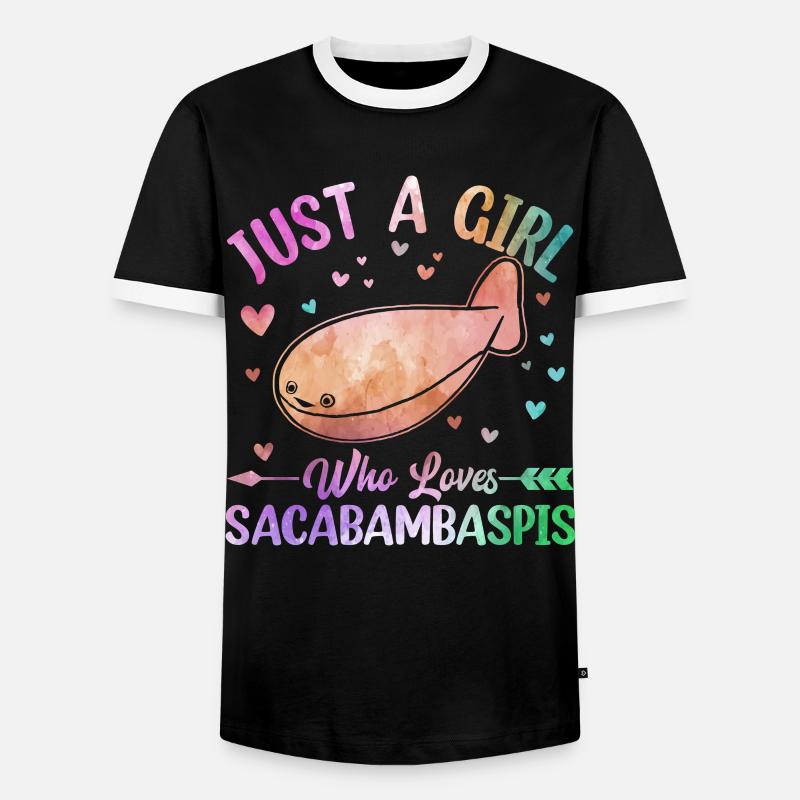 Fish Meme - Men's Ringer Shirt - black/white