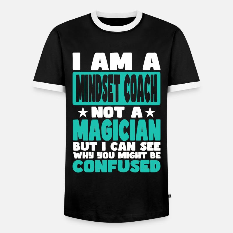 Mindset Coach - Men's Ringer Shirt - black/white