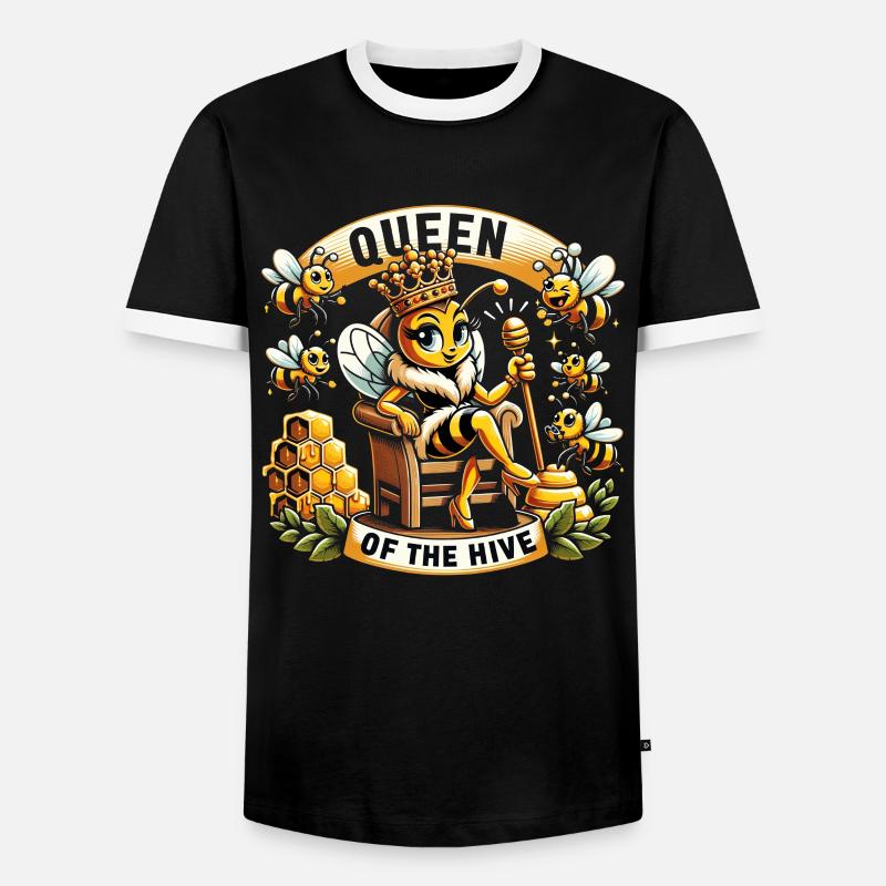 Bee Lover Beekeeper Beekeeper - Men's Ringer Shirt - black/white