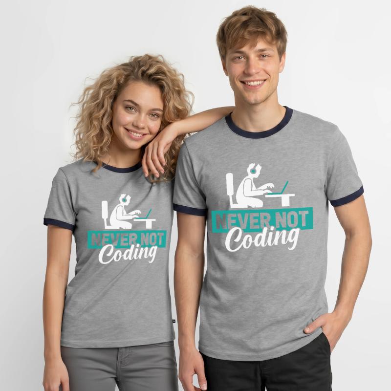 Developer, Coder, Programmer Men's Ringer Shirt