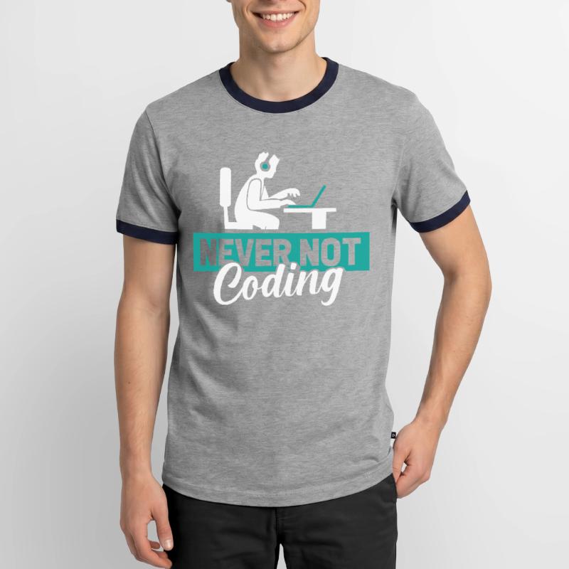 Developer, Coder, Programmer Men's Ringer Shirt