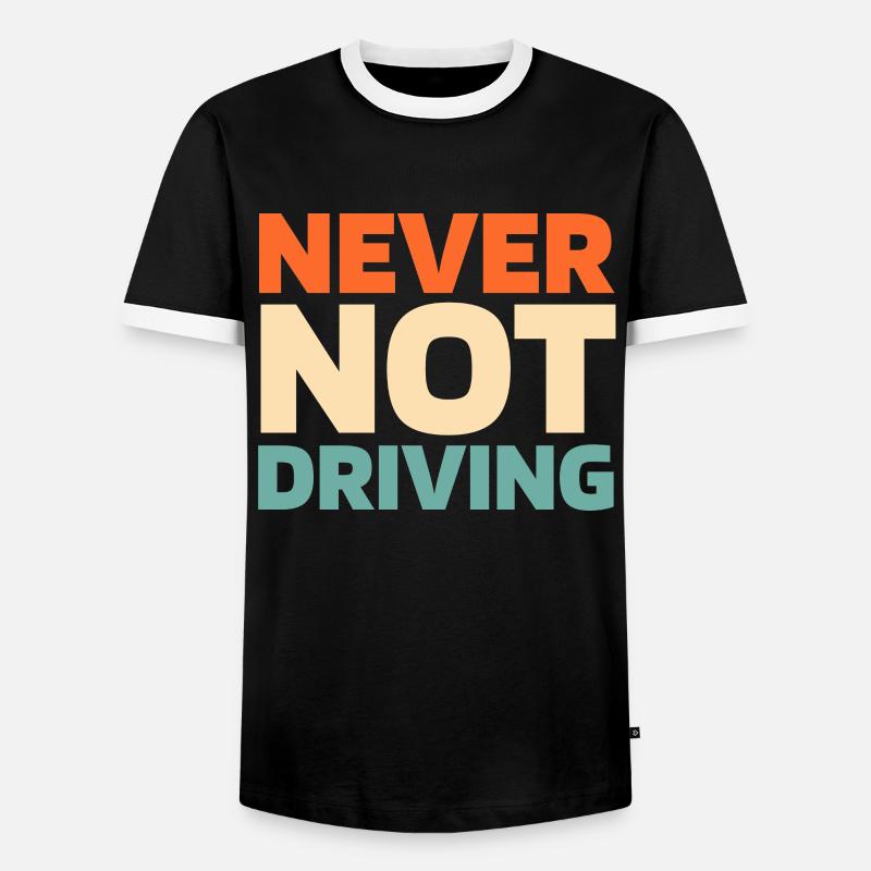 Train driver Train driver - Men's Ringer Shirt - black/white