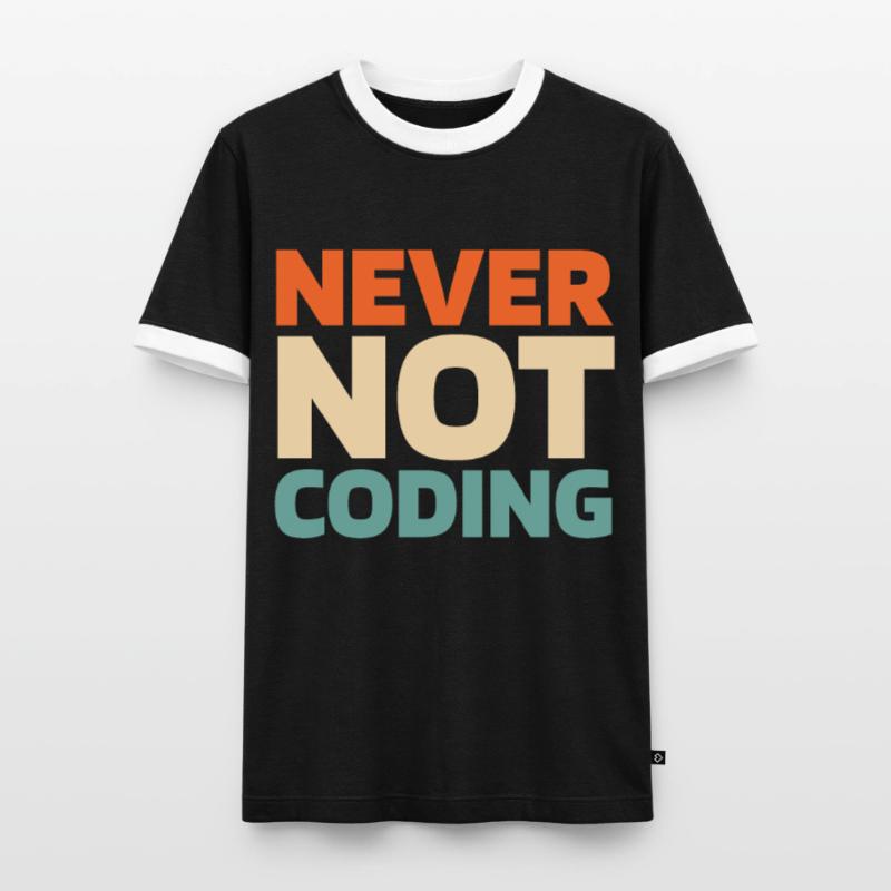 Developer Coder Programmer Men's Ringer Shirt