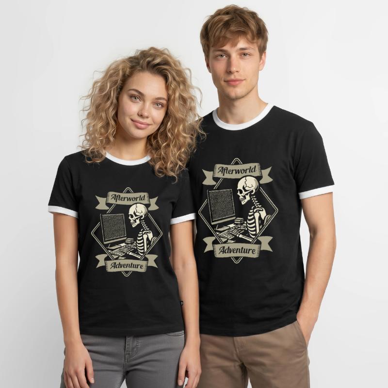 Developer Coder Programmer Men's Ringer Shirt