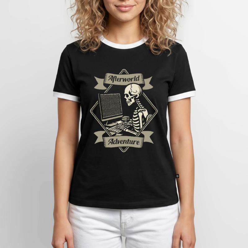 Entwickler Coder Programmierer Männer Kontrast-T-Shirt