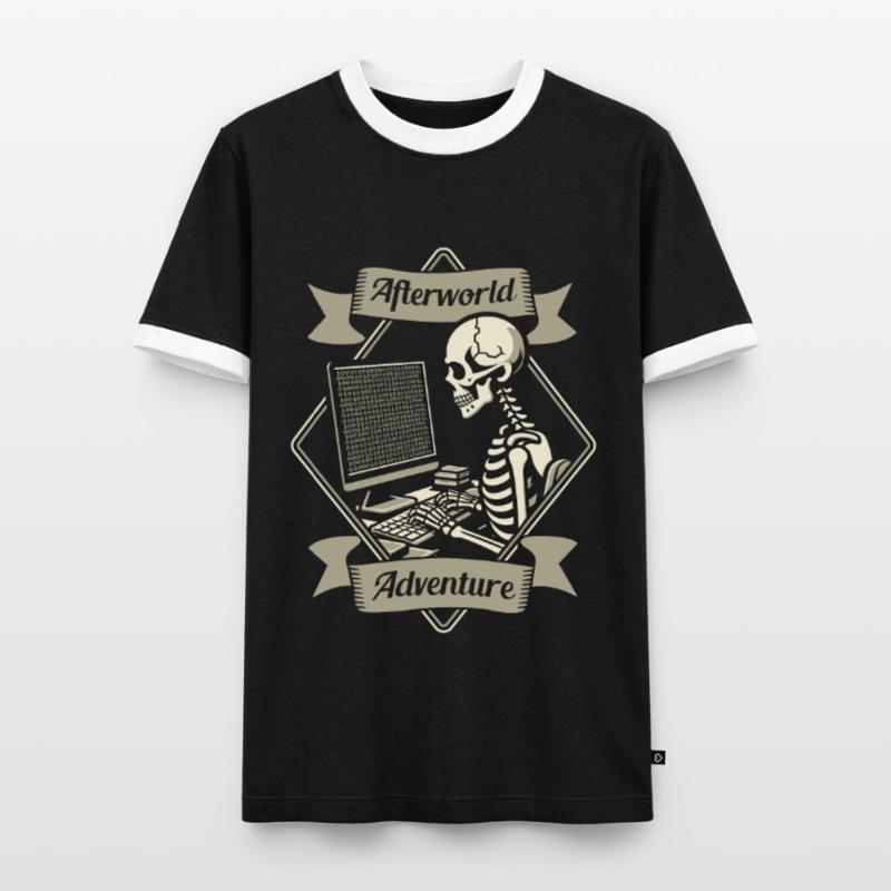 Entwickler Coder Programmierer Männer Kontrast-T-Shirt