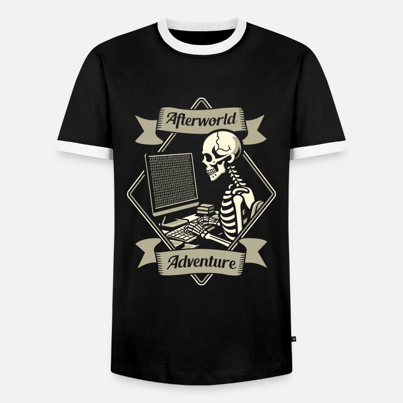 Entwickler Coder Programmierer - Männer Kontrast-T-Shirt - Schwarz/Weiß