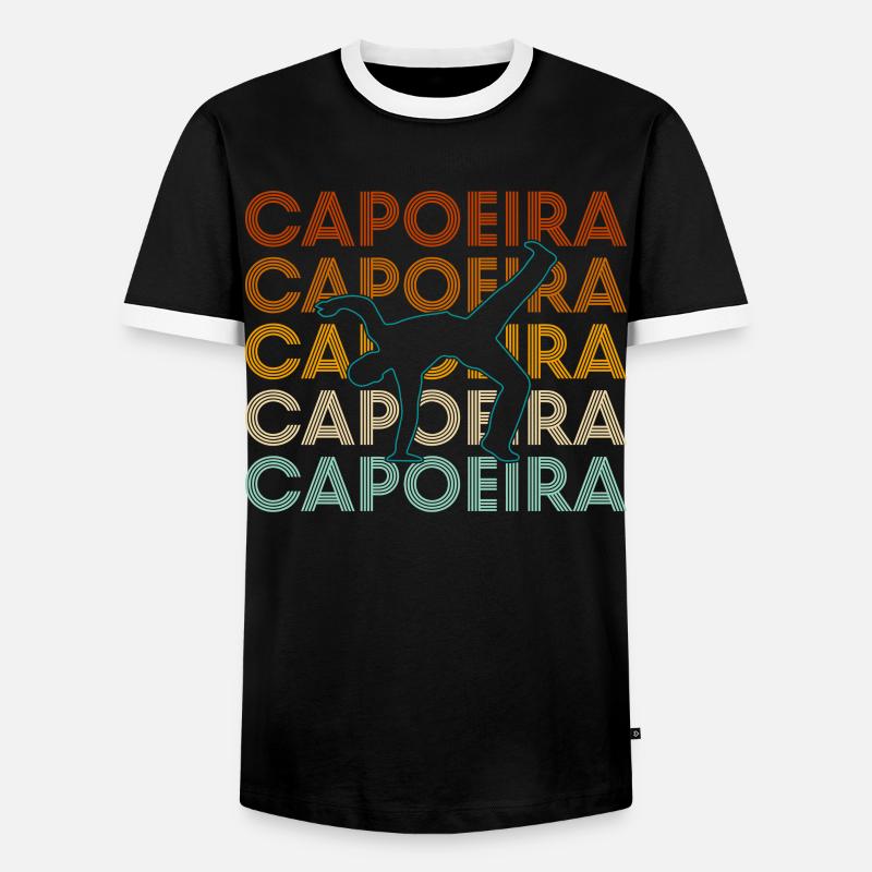 Capoeira - Men's Ringer Shirt - black/white