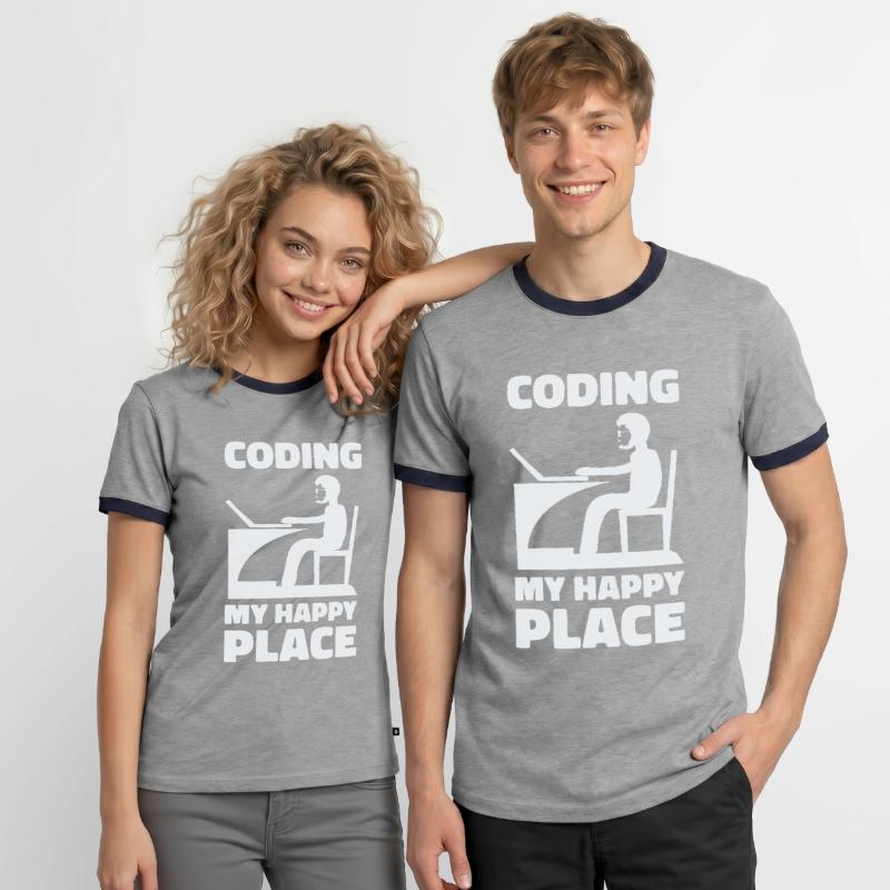 Programmierer Informatiker Computer Nerd Geschenk Männer Kontrast-T-Shirt
