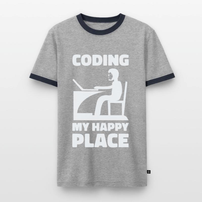 Programmierer Informatiker Computer Nerd Geschenk Männer Kontrast-T-Shirt