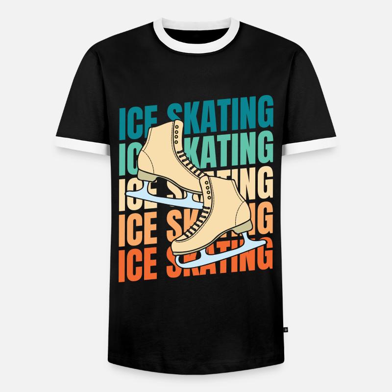 Skating - Men's Ringer Shirt - black/white