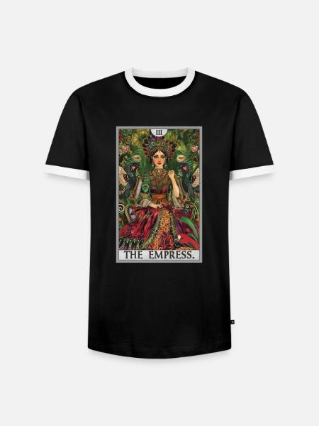 Carte de tarot L’impératrice L’impératrice - T-shirt contrasté Homme - noir/blanc