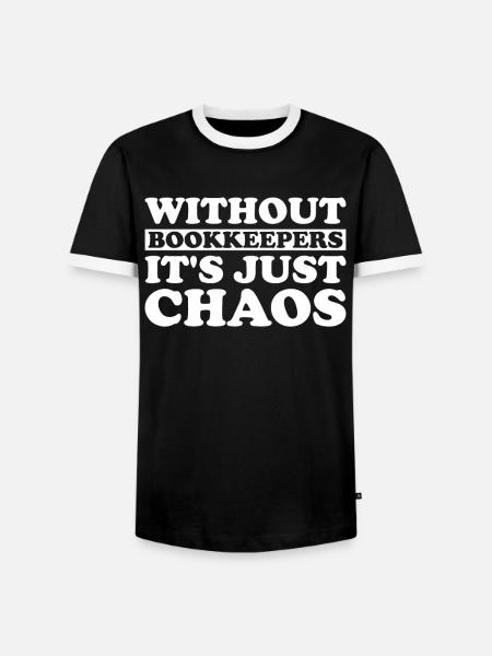 Buchhaltung Finanzbuchhalter Buchhalter Beruf - Männer Kontrast-T-Shirt - Schwarz/Weiß
