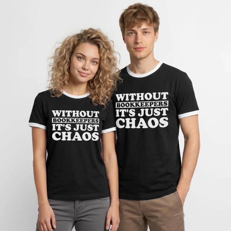 Comptabilité Comptable Financier Profession de comptable T-shirt contrasté Homme