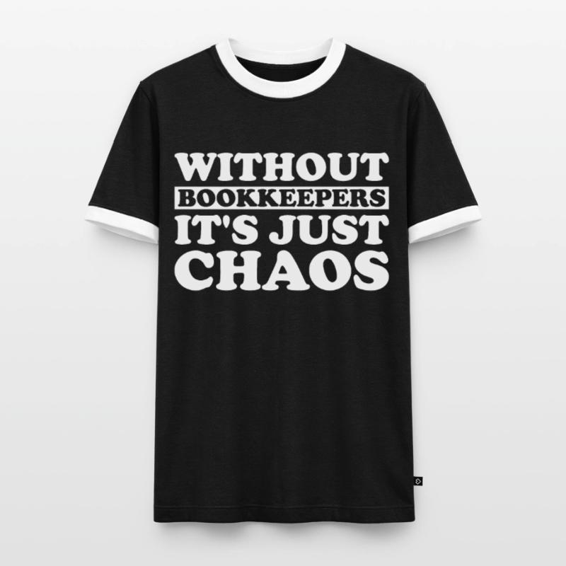Comptabilité Comptable Financier Profession de comptable T-shirt contrasté Homme