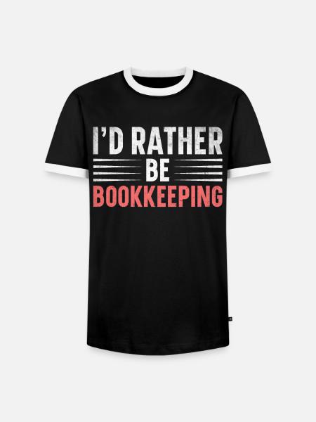Buchhaltung Finanzbuchhalter Buchhalter Beruf - Männer Kontrast-T-Shirt - Schwarz/Weiß