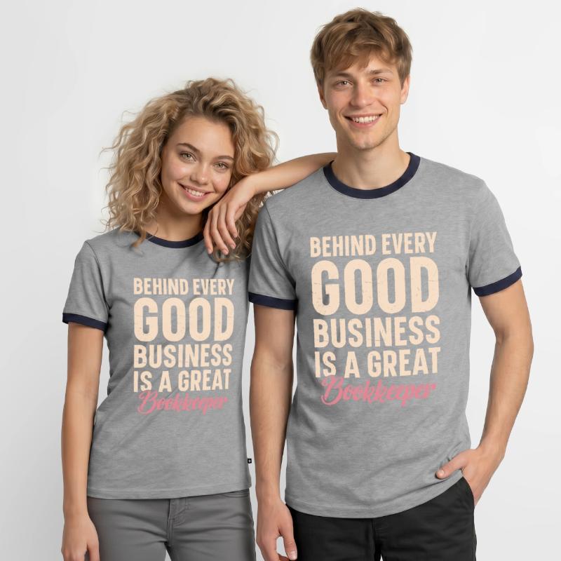 Comptabilité Comptable Financier Profession de comptable T-shirt contrasté Homme