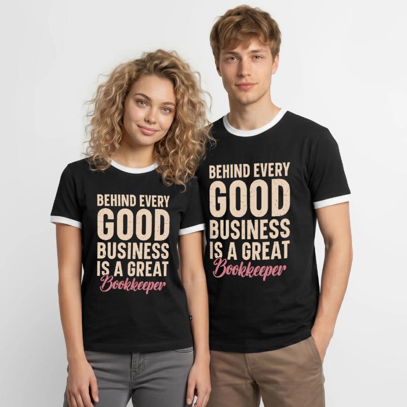 Comptabilité Comptable Financier Profession de comptable T-shirt contrasté Homme