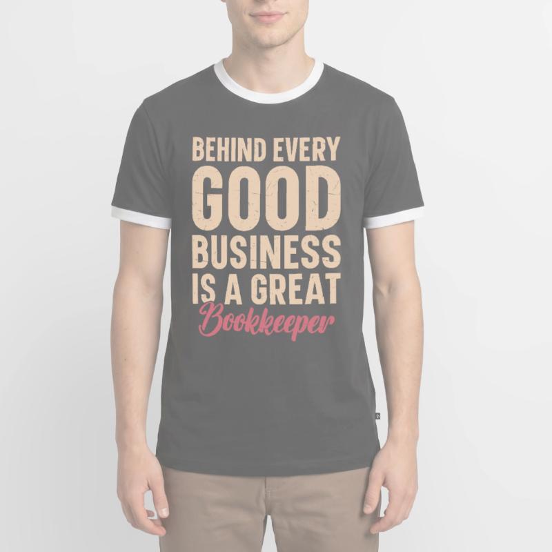 Comptabilité Comptable Financier Profession de comptable T-shirt contrasté Homme