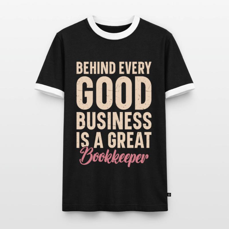 Comptabilité Comptable Financier Profession de comptable T-shirt contrasté Homme