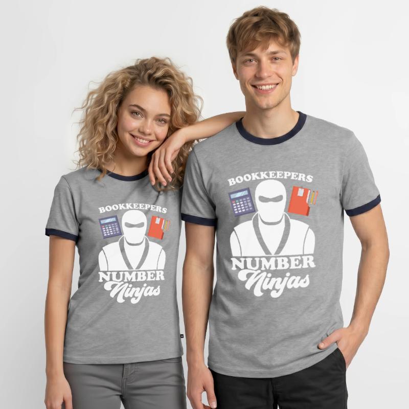 Comptabilité Comptable Financier Profession de comptable T-shirt contrasté Homme