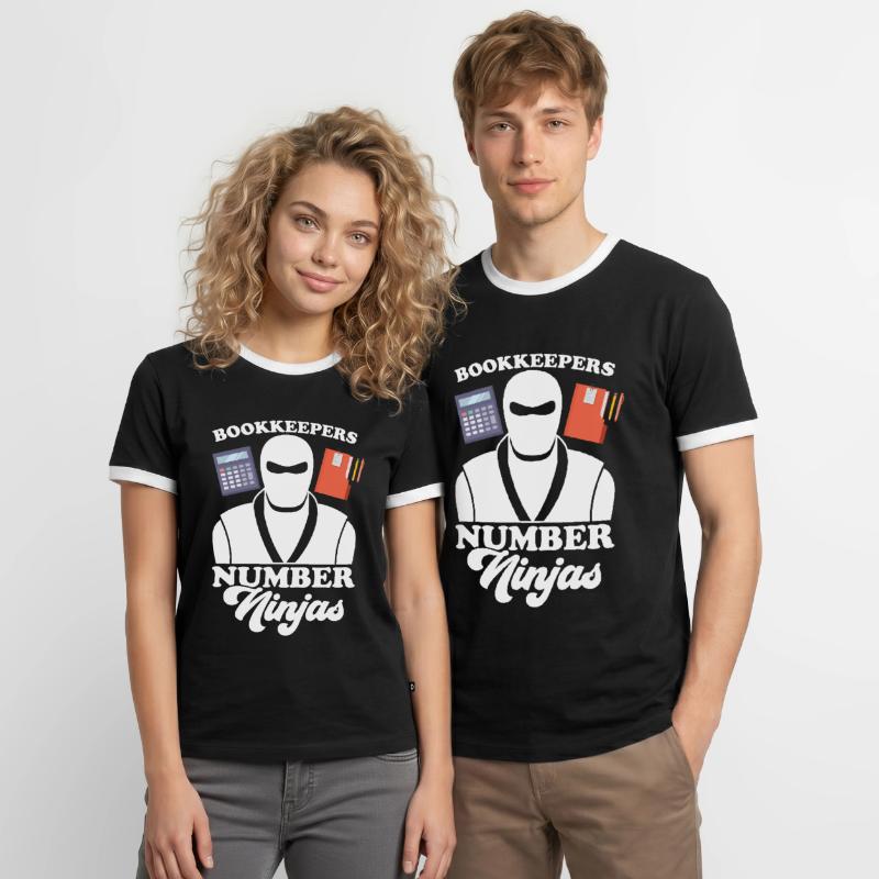 Comptabilité Comptable Financier Profession de comptable T-shirt contrasté Homme