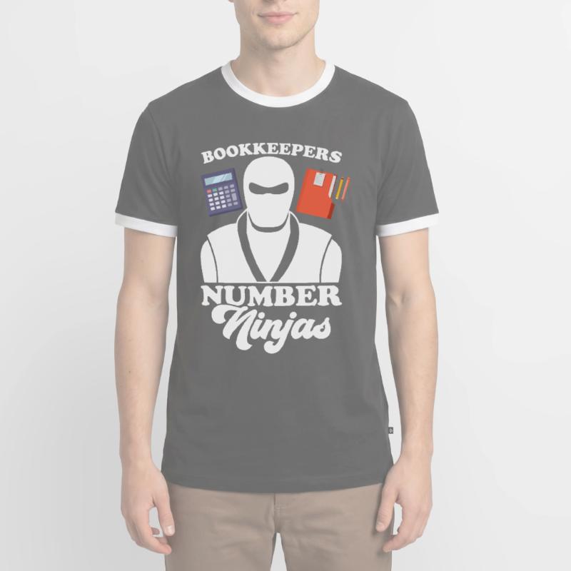 Comptabilité Comptable Financier Profession de comptable T-shirt contrasté Homme