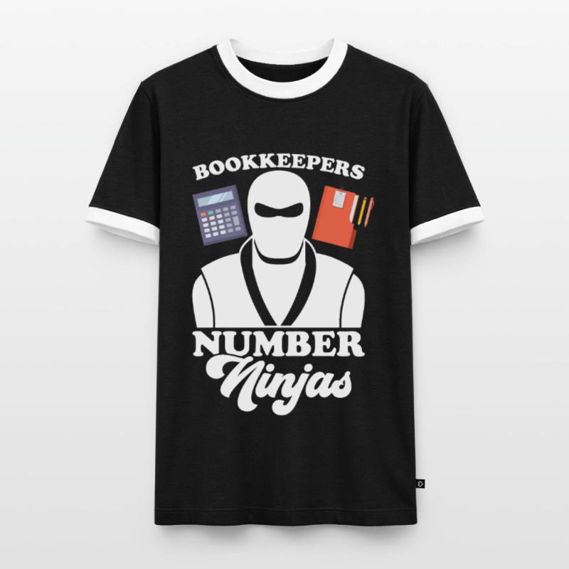 Comptabilité Comptable Financier Profession de comptable T-shirt contrasté Homme