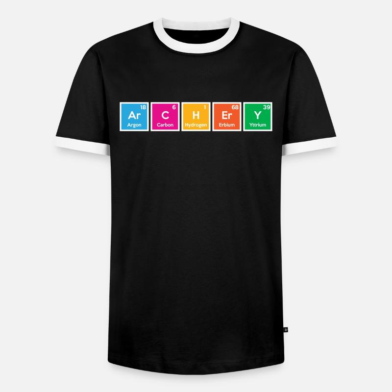 Archery Archery - Men's Ringer Shirt - black/white