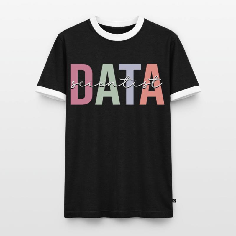 Data Scientist Data Science Data Analysis Men's Ringer Shirt