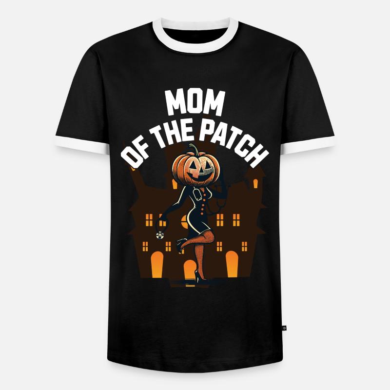 Mutter des Kürbisfelds Lustiger Spruch - Männer Kontrast-T-Shirt - Schwarz/Weiß
