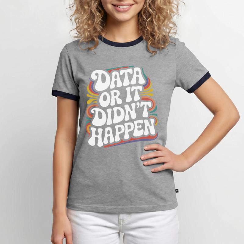 Data Analyst Data Scientist Data Engineer - Data T-shirt contrasté Homme