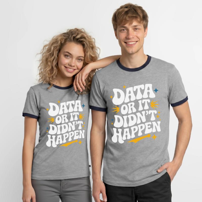 Data Analyst Data Scientist Data Engineer : T-shirt contrasté Homme