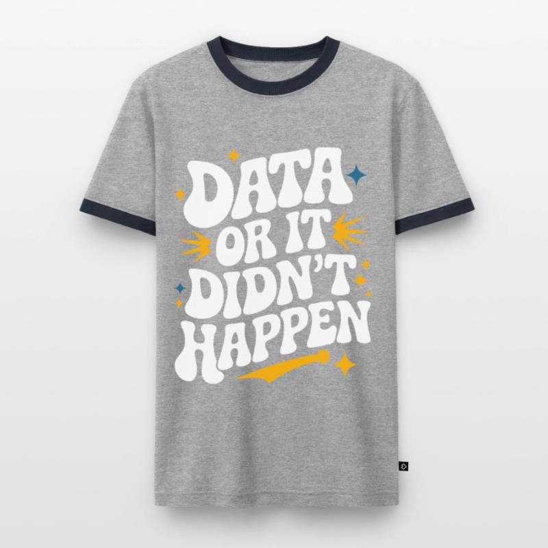 Data Analyst Data Scientist Data Engineer : T-shirt contrasté Homme