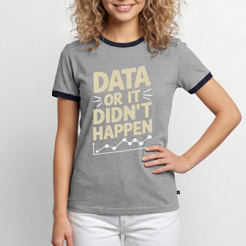 Data Analyst Data Scientist Data Engineer : Data Or T-shirt contrasté Homme