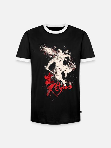 Arnis Eskrima Kali Fma - Männer Kontrast-T-Shirt - Schwarz/Weiß