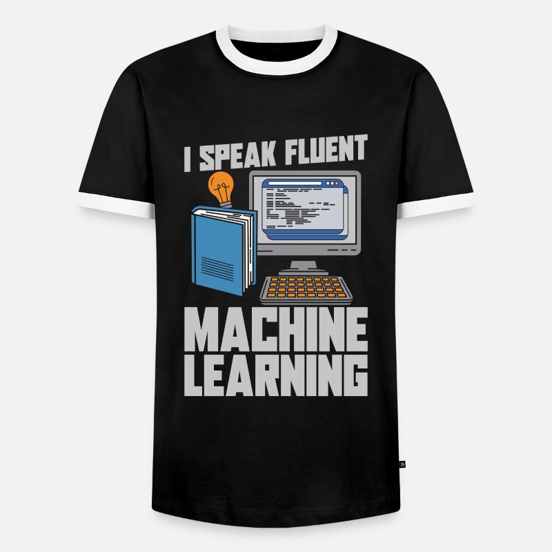 Data Science Data Analyst - Männer Kontrast-T-Shirt - Schwarz/Weiß