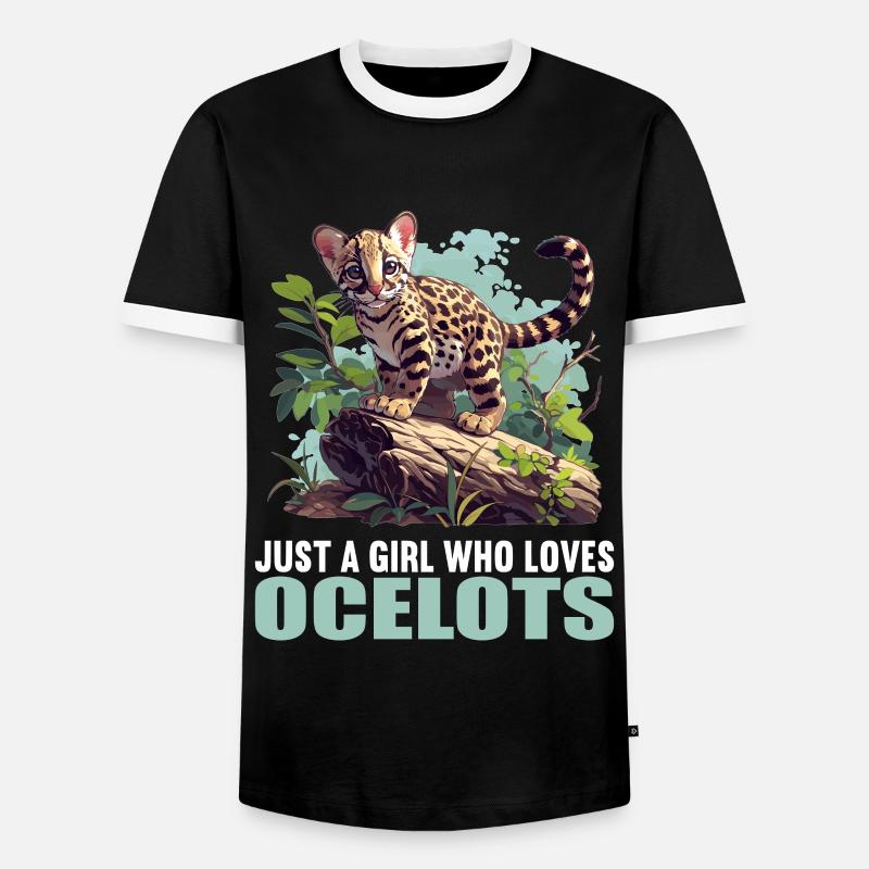 Ocelots Ocelot - Men's Ringer Shirt - black/white