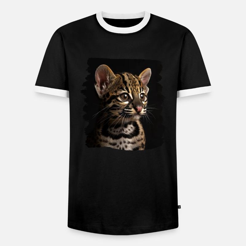 Ocelots Ocelot - Men's Ringer Shirt - black/white