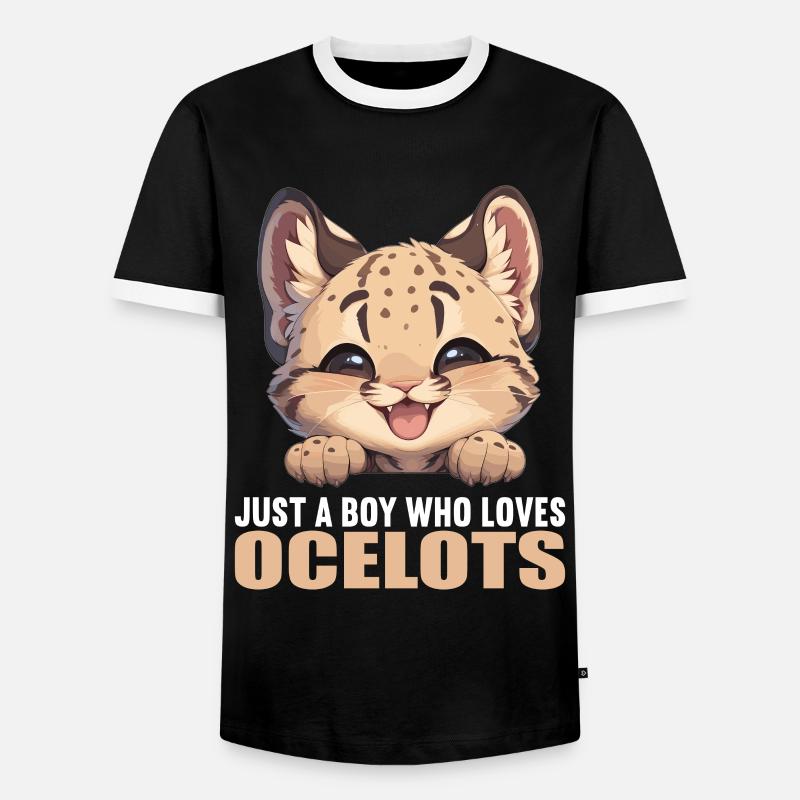 Ocelots Ocelot - Men's Ringer Shirt - black/white