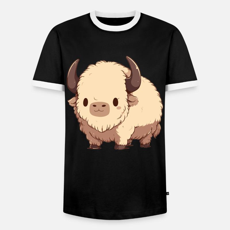 Bisons Bison - Men's Ringer Shirt - black/white