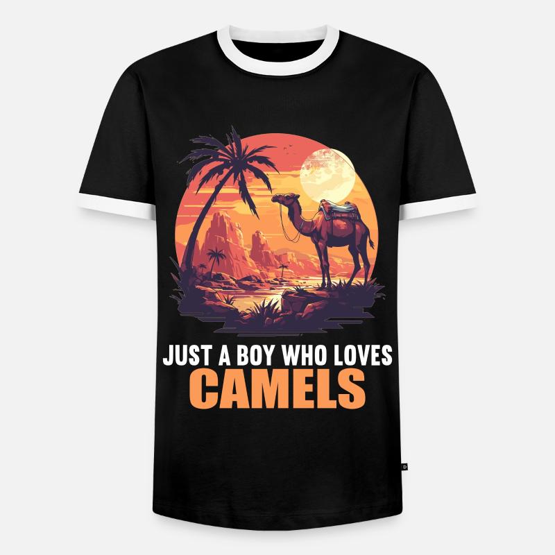 Camel Kamele Kamel - Men's Ringer Shirt - black/white